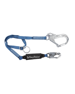 Falltech 825623A 6' ViewPack Tie-back Energy Absorbing Lanyard, Single-leg with Aluminum Connectors