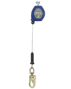 Falltech 82808RP2 8' FT-X Cable Class 2 Leading Edge Personal SRL-P, Replacement-leg with Steel Swivel Snap Hooks