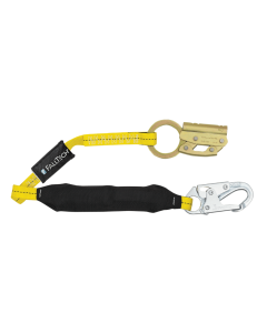 Falltech 8353LT Manual Rope Adjuster with 3' FT Basic Soft Pack Energy Absorbing Lanyard