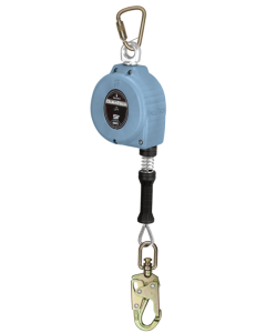 Falltech 83709SB7 9' DuraTech Cable SRL with Steel Swivel Snap Hook, Includes Steel Anchorage Carabiner
