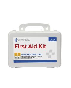 First Aid Only 91324 25 Person ANSI 2021 Class A Plastic First Aid Kit
