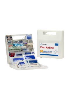 First Aid Only 91329 50 Person ANSI 2021 Class A Plastic First Aid Kit with Dividers