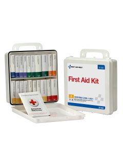 First Aid Only 91330 50 Person ANSI 2021 Class A 24 Unit Plastic First Aid Kit