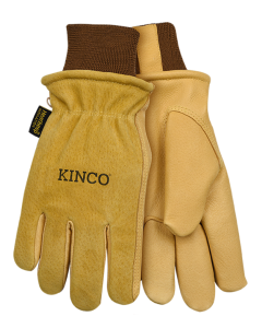 Kinco 94HK Lined Premium Grain & Suede Pigskin Driver Glove with Omni-Cuff