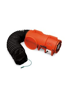 Allegro 9538-25 8″ Axial Explosion-Proof Plastic Blower w/ Compact Canister & 25' Ducting