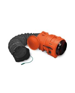 Allegro 9558-25 16″ Axial Explosion-Proof Plastic Blower w/ Canister & 25' Ducting