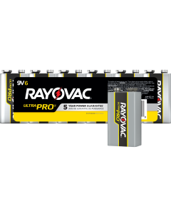 Rayovak AL-9V Ultra Pro Alkaline 9 Volt Batteries