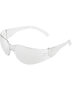 Bullhead BH111 Torrent Clear Lens, Frosted Clear Frame Safety Glasses