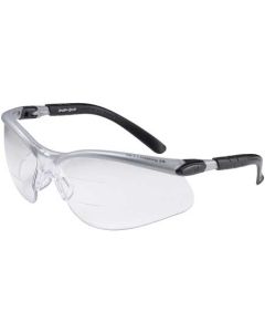3M BX Reader Protective Eyewear Clear Lens, Silver Frame