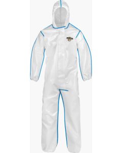 Lakeland C2B428 ChemMax 2 Bound Seam Coverall - Attached Hood Elastic Wrists and Ankles