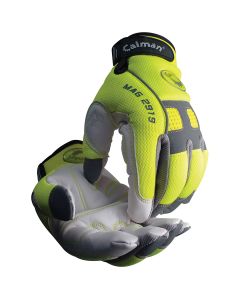 Caiman 2919 MAG Heatrac Insulated Multi Activity Grain Goatskin Leather Glove Hivis AirMesh Back