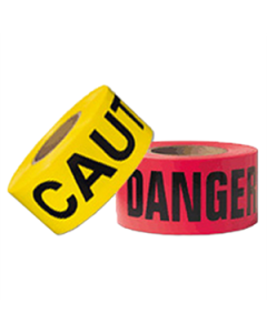 Seattle Glove CAUTION-2 Yellow Caution Tape, 2 MIL, 3″X1000′