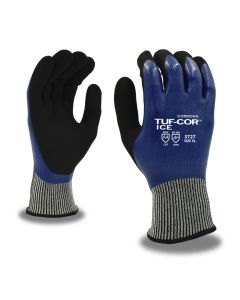 Cordova 3727 Tuf-Cor Ice Acrylic Lined A4 HPPE Glove Fully Coated Sandy Nitrile