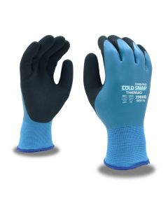 Cordova 3988B Cold Snap Thermo Acrylic Lined Blue Polyester Glove Fully Coated Sandy Latex