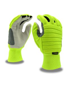 Cordova 7748 Colossus IV Hi Vis Lime Corded Canvas Impact Glove