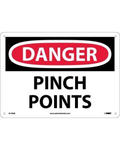 National Marker D149 "DANGER PINCH POINTS" Sign