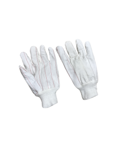 Seattle Glove D3018CDKW Double Palm, Nap In, Corduroy, Bleached White, Knit Wrist Gloves