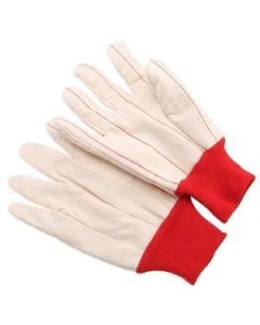 Seattle Glove D3020CDRKW 20 oz. Double Palm, Corduroy, Red Knit Wrist Gloves