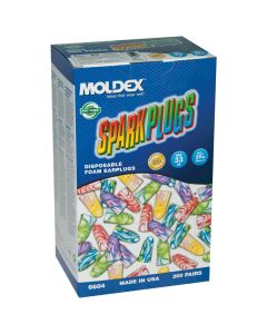Moldex 6604 Sparkplugs Disposable Earplugs