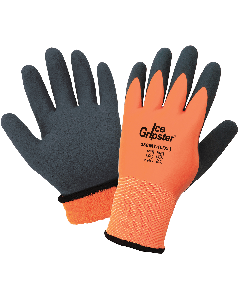 Global 380INT Ice Gripster Hi Vis Water Resistant Double Coated Low Temp Gloves