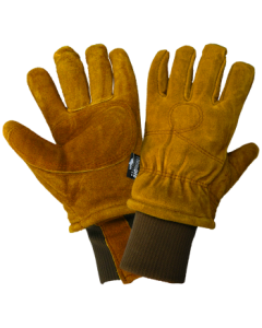 Global 524 Premium Cowhide Split Leather Insulated Freezer Gloves