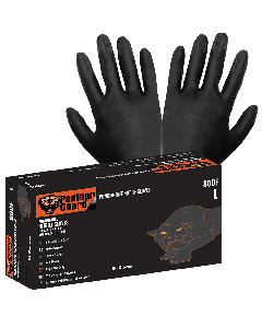 Global 800F Panther-Guard Heavyweight Lined Nitrile Industrial Powder Free 8mil Textured Gloves