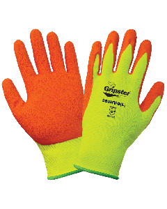 Global Glove 360HV Gripster HiViz Yellow w/ Foam Rubber Palm