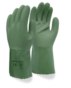 Seattle Glove GNF812 Green Nitrile Sandy Finished Cotton Lining 12"