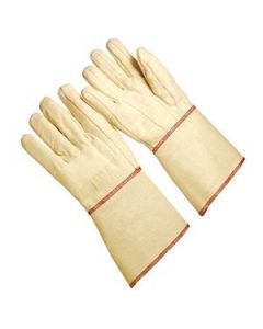 Seattle Glove HG532G Heavy Weight, Green Palm, Triple Layer with Burlap, Gauntlet Cuff Hotmill Gloves 
