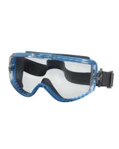MCR Safety HB132_PF Hydroblast Aqua Blue Frame Anti-Fog Safety Goggle