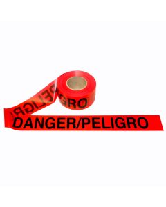 Cordova T20213 2.0 mil Red Barricade Tape DANGER/PELIGRO