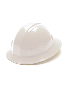 Pyramex HP24110 White SL Series Full Brim 4-Point Ratchet Suspension Hard Hat