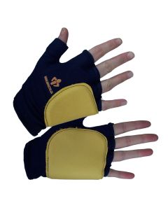Impacto Fingerless Anti-Vibration Side/Palm Glove Leather Palm 503-20