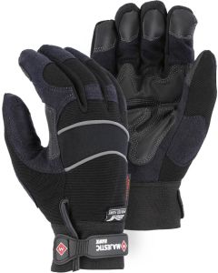Majestic 2145BKH Black Winter Armor Skin Waterproof Mechanic Glove
