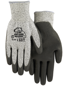 Majestic 35-1500 Gray HPPE Cut-less Watchdog Cut Level 4 Glove Polyurethane Palm