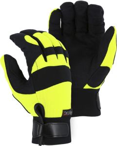 Majestic A4B37Y 8 Layer Yellow Alycore Powercut Cut & Puncture Mechanic Glove