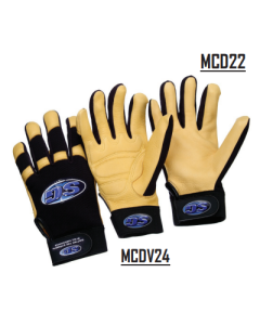 Seattle Glove MCD22 Premium deerskin Sport/Mechanics Gloves, reinforced thumb and fingertips, black spandex back 