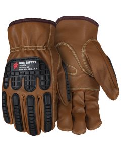 MCR 36336K Select Kevlar Lined Goatskin Leather A5 Cut Rated Impact Gloves with Oil Block