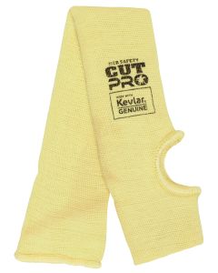 MCR 9378TE Safety Cut Pro A3 Cut Double Ply Kevlar Competitive Value Arm Sleeve with Thumbslot 18" x 2.25"