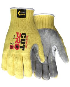 MCR 9686 Safety Cut Pro A3 Rated Kevlar Glove with Split Leather Palm