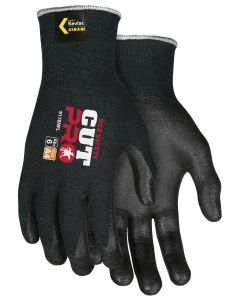 MCR 9178NF Memphis Black Touchscreen A4 Cut Pro Kevlar Glove with Nitrile Foam Palm