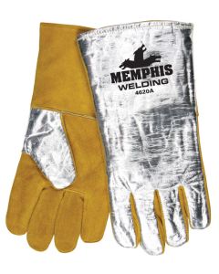 MCR Memphis Insulated Premium Cowhide Leather Welding Glove w/ Aluminized Back 4620A