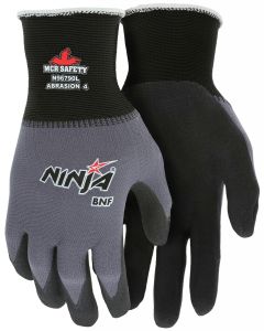 MCR N96790 Memphis Ninja BNF 15 Gauge Nylon Glove w/ Breathable Nitrile Foam Palm