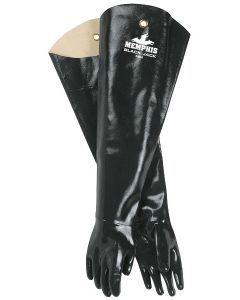 MCR Neoprene Dipped Blackjack Interlock Lined 31" Shoulder Length Chemical Glove 6950
