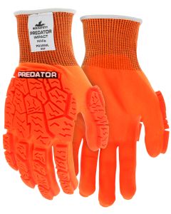 MCR PD3950 Predator Mechanics Gloves Hi-Visibility Impact Resistant Work Gloves