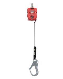 Miller by Honeywell MFL-17-Z7/9FT 9" TurboLite Personal Fall Limiter with Aluminum Locking Snap Hook and Aluminum Locking Rebar Hook