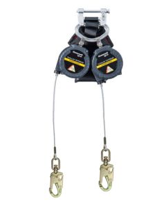 Miller by Honeywell MFLEC2-4/9FT 9' Twin Leg TurboLite Flash Personal Fall Limiter with snap Hooks