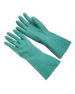 Seattle Glove NF15 Green nitrile, flock lined Gloves, 15 mil (Sold by the dozen)