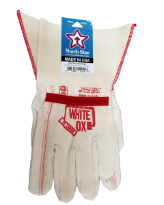 North Star 1015 White Ox Canvas Gauntlet Cuff Gloves