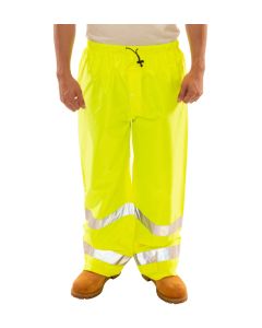 Tingley P23122 Hi-Vis Lime Class E Waterproof, Breathable Vision Pants